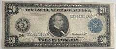 $20 New York Series of 1914 FR Note Fr 968