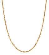 Popular 14K YG Popcorn Link 18" Necklace