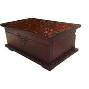 Celtic Wooden Puzzle Box Secret Trick Chest