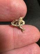 10K Yellow Gold Dolphin Earrings