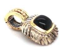 David Yurman black onyx pendant