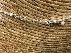 Sterling Silver 925 Italian Rosary Bracelet 7 Inch + 1 Inch Extension