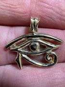 10K Yellow Gold Eye of Horus Pendant