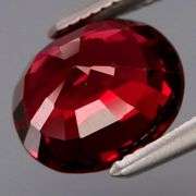 Premium VS grade 2.76ct top raspberry red Rhodolite Garnet from Tanzania!