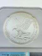 2024 American Silver Eagle, NGC MS69 "Red Book Label"