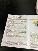 CERTIFIED 18K SAPPHIRE AND DIAMOND RING