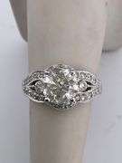 Certified 2 CT Diamond Ring E/VS