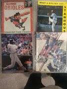 Over 25 Great collection of  Rare Vintage Orioles Sports Publishing Magazine few has signatures or a