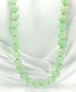 Green Jade beaded necklace