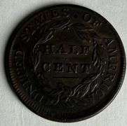 1809 Near Unc Half Cent,