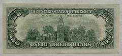 1966 Red Seal Fowler US Note$100