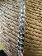 Sterling Silver 925 Italian 5mm Miami Cuban Chain 22" Necklace