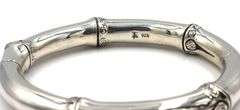 925 Sterling silver John Hardy the planted 10 Bamboos bangle bracelet