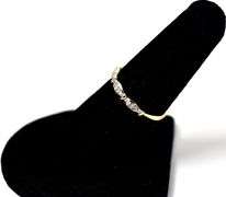 Timeless 10K Yellow Gold Diamond Ring with White Gold Accents