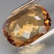 Substantial 10.32ct VS grade top color Madeira Citrine!