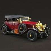 Phantom Car Model Metal Diecast with Lights Sound