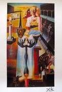 Salvador Dali, 'Invisible Man' Lithograph