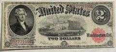 $2 Series of 1917 US Note. Fr 60