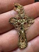 10k Yellow Gold Crucifix Pendant