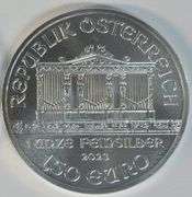 2023 Austrian Silver Philharmonic Coin 1 oz .999 Fine Silver BU