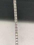 CERTIFIED BRAND NEW 14K WHITE GOLD DIAMOND TENNIS BRACELET