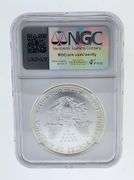 1995 American Silver Eagle, NGC MS69 "Red Book Label"
