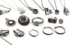 Group lot of Vintage 925 sterling silver mixed jewelry