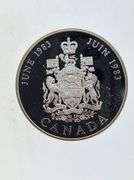 1983 Canada 50% Silver Medal