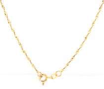 14kt Yellow gold twisted herringbone chain