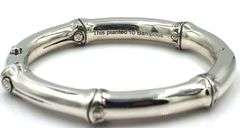 925 Sterling silver John Hardy the planted 10 Bamboos bangle bracelet