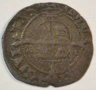 Rare high grade Henry VIII Hammered Silver Half Groat, 1526 to 1530. York Mint