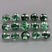 Heated only! 3.01ct hunter green Sapphire set!