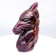 All Ruby all day long! 135.96ct UNTREATED Ruby horse carving!