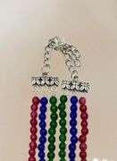 Beautiful Natural Ruby Emerald Blue Sapphire Necklace
