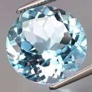 Superbly cut VS grade heavy flashing 10ct Swiss blue Topaz solitaire!