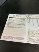 CERTIFIED 14K WHITE GOLD DIAMOND EARRINGS