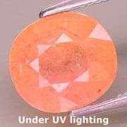 Holy cow! It's a 2.12ct color change Tsavorite Garnet!