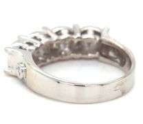 18kt White gold 0.25ctw diamond cluster ring