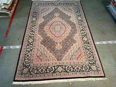 Superb Silk&Wool Tabriz Rug 4x6