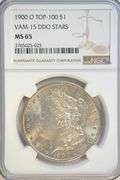 Scarce Gem BU 1900-O Top 100 VAM-15 DDO Stars. NGC MS65