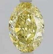 Superb 18KT White Gold 2.07 Carat Certified Fancy Intense Yellow Lab Diamond Ring