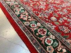 Fine Silk&Wool Tabriz Runner 2.6x10'