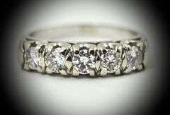 Classic 14K White Gold 1 Ct. T.W. Diamond Band