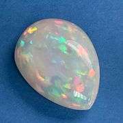 NATURAL OPAL - 14.4 CARATS PEAR CABOCHON CUT