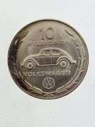 10 Millionth Volkswagen Commemorative Medal, Pure Silver