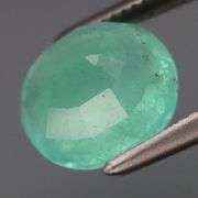 Amazing color in this 2.45ct blue green Nigerian Emerald!