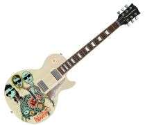 Puscifer Carina Round Signed 1/1 Custom Graphics Guitar ACOA