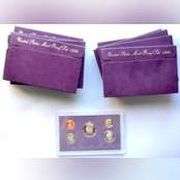 1984-1993 Complete Red Envelope US Proof Sets.