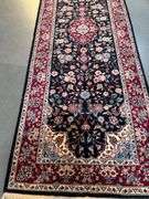 Fine Silk&Wool Tabriz Runner 2.6x10'