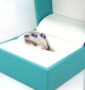 Darling 0,66CTW Tanzanite & Diamond Ring in Sterling Silver